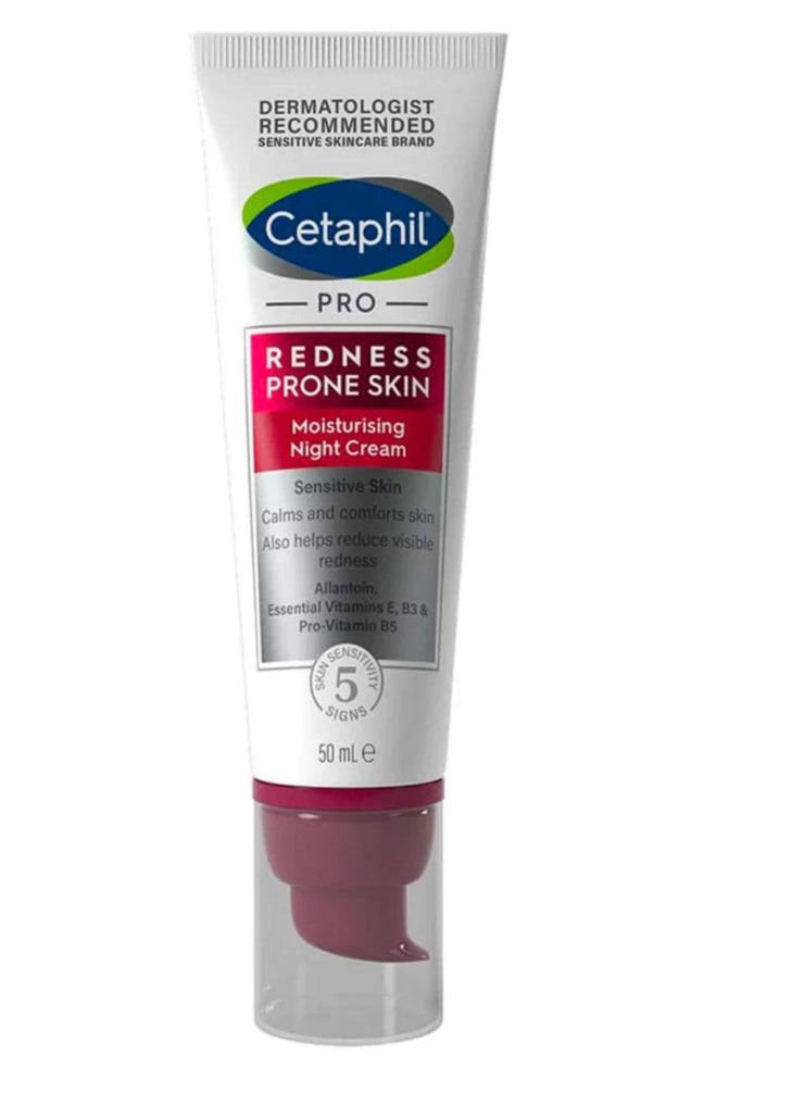 CETAPHIL PRO REDNESS PRINE SKIN MOISTURIZING NIGHT CREAM SENSITIVE SKIN