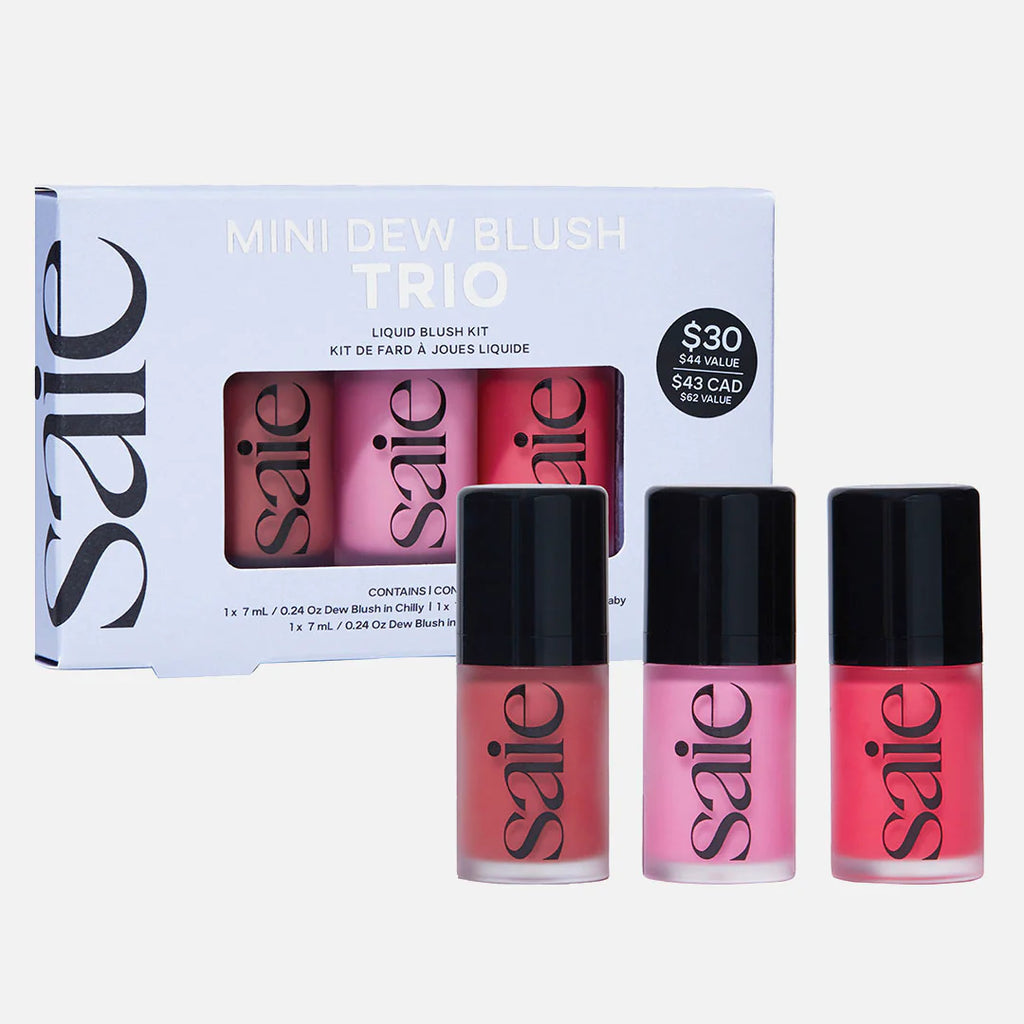 SAIE MINI DEWY BLUSH TRIO