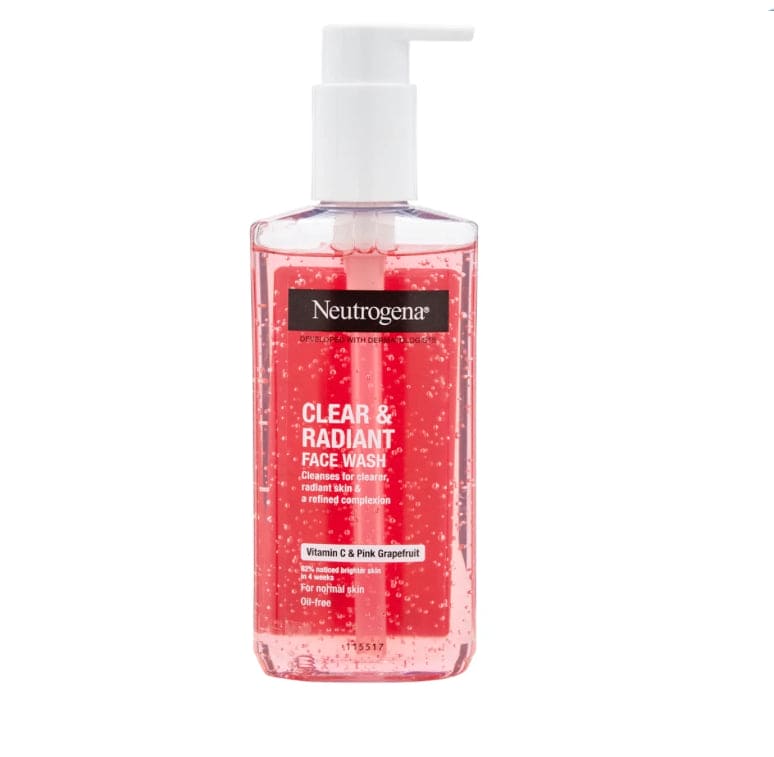 NEUTROGENA CLEAR AND RADIANT FACIAL WASH