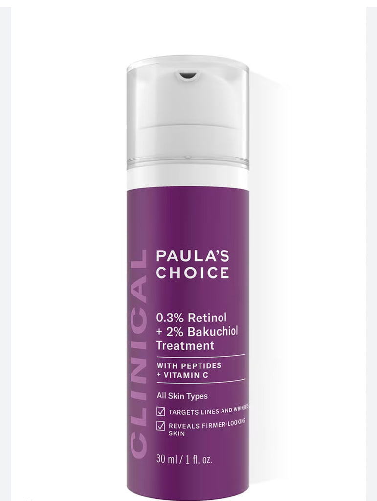 PAULA’S CHOICE CLINICAL 0.3% RETINOL + BAKUCHIOL TREATMENT