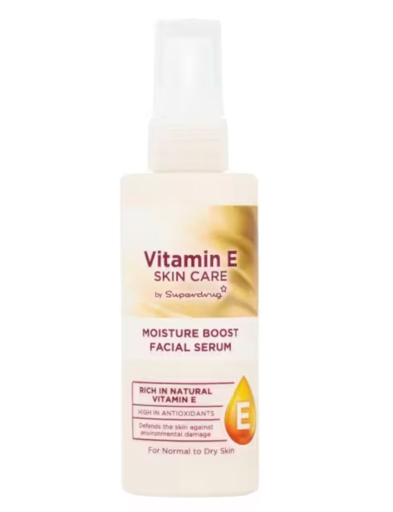 SUPERDRUG VITAMIN E MOISTURE BOOST FACIAL SERUM