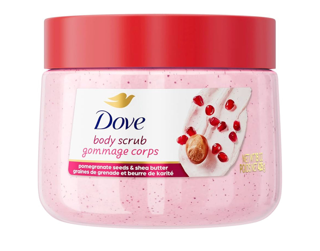 DOVE BODY SCRUB POMEGRANATE AND CHAI