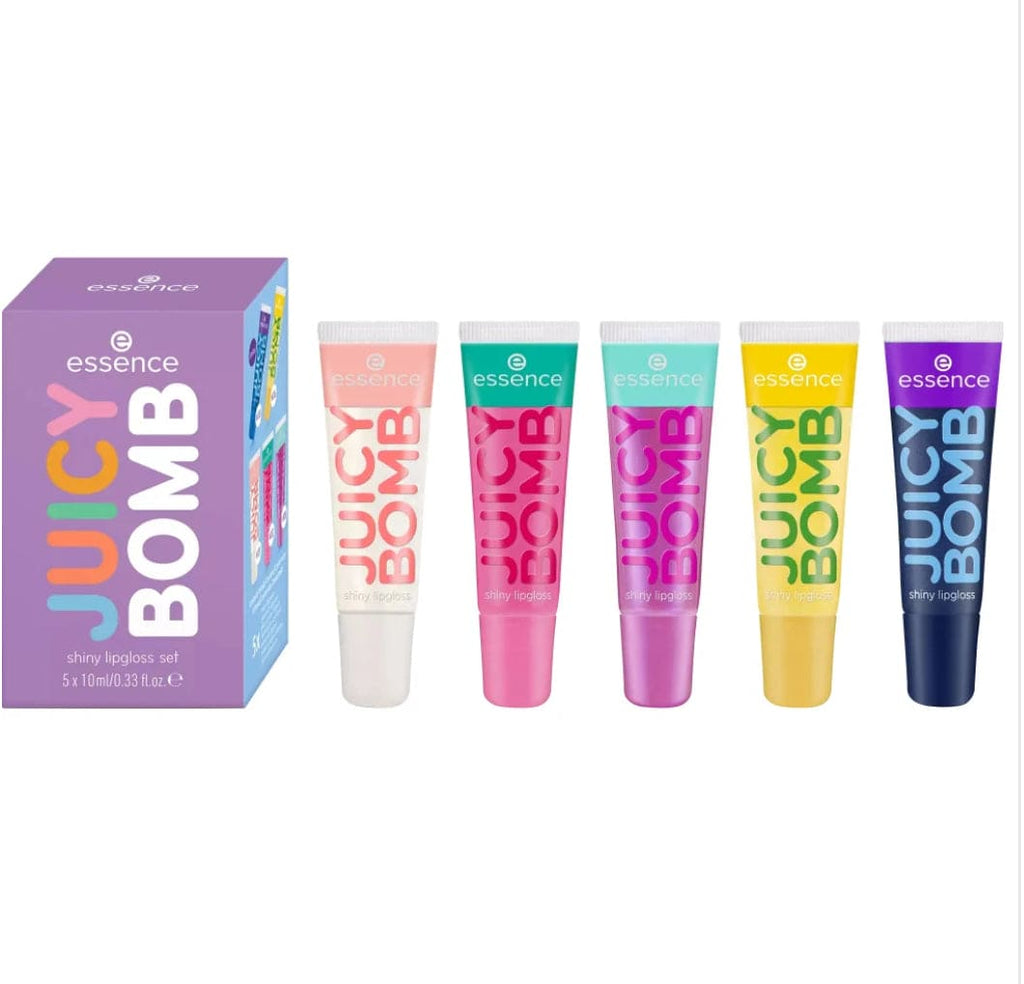 ESSENCE JUICY BOMB SHINY SWEET GLOSSY LIP GLOSS SET 5