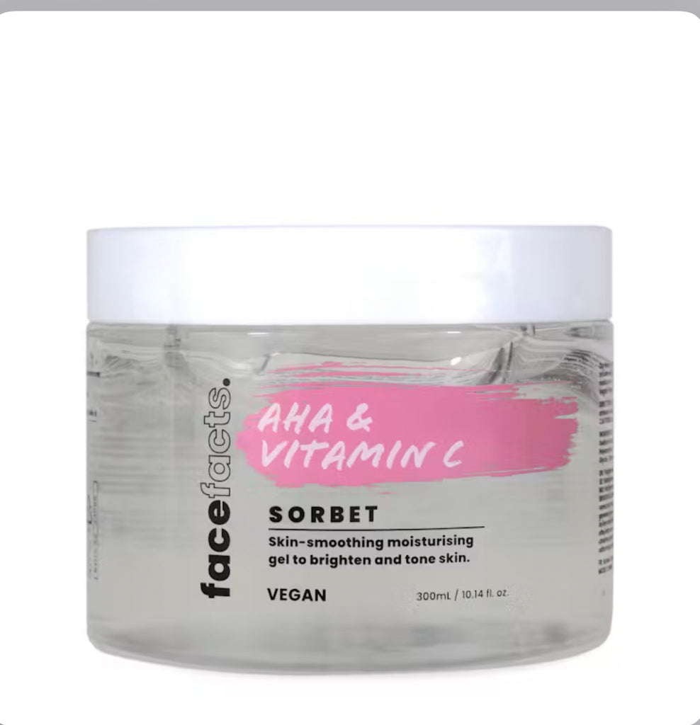 FACE FACTS BODY SORBET MOISTURIZER AHA & VITAMIN C