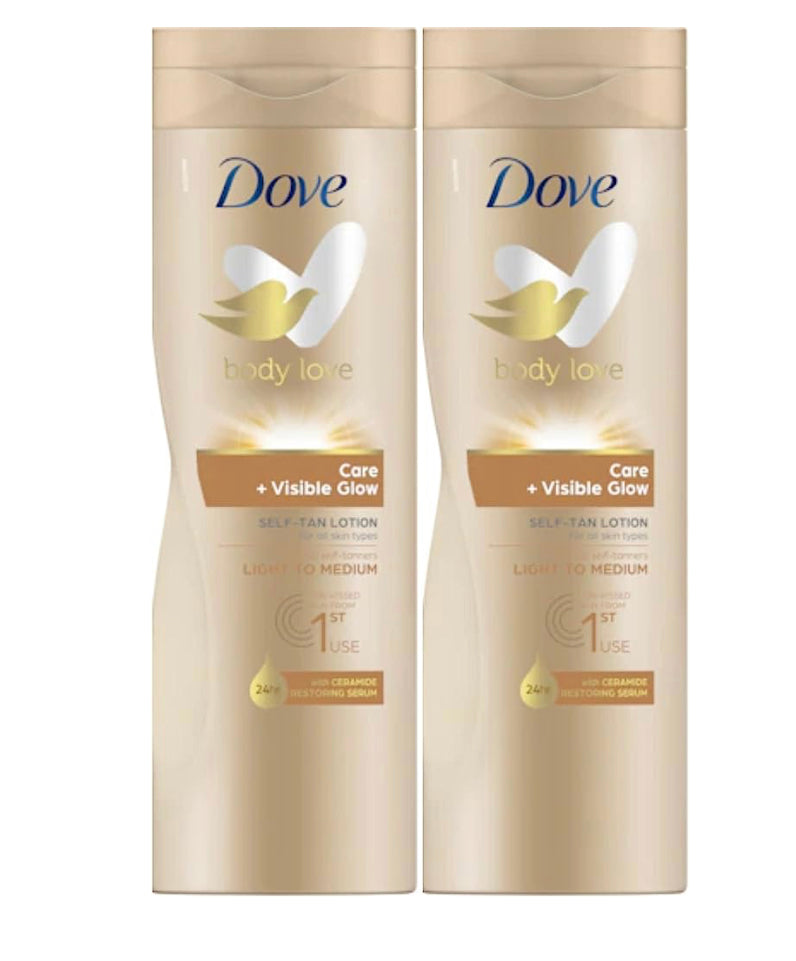 DOVE BODY LOTION SELF TAN FAIR 400ml