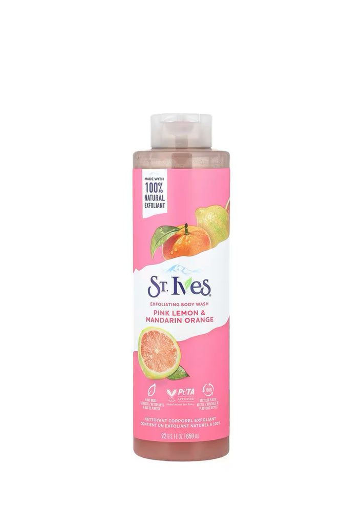 ST IVES PINK LEMON BODY WASH 650ml