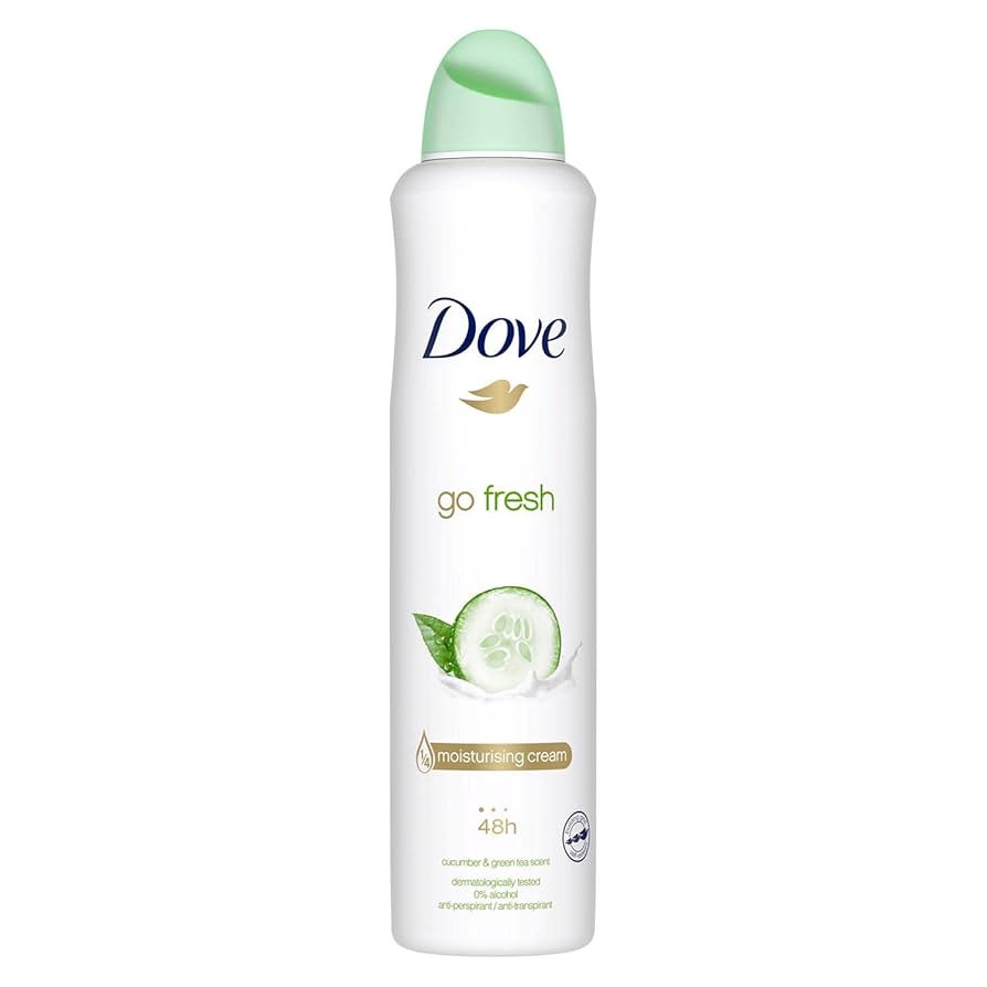 DOVE CUCUMBER AND GREEN TEA ANTIPERSPIRANT SPRAY