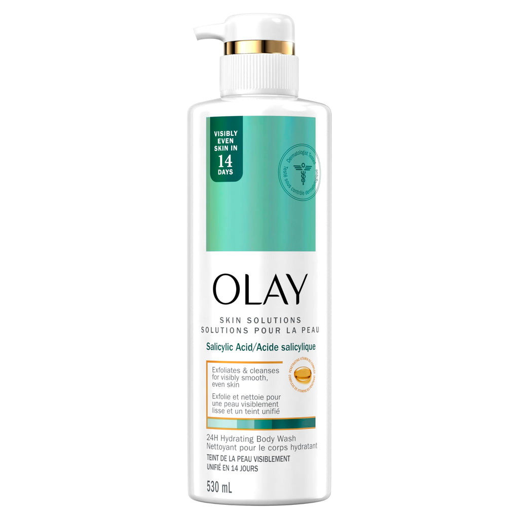 OLAY SKIN SOLUTIONS HYDRATING BODY WASH WITH SALICYLIC ACID