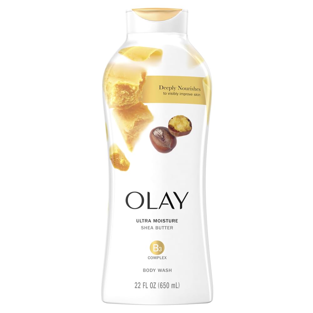 OLAY ULTRA MOISTURE SHEA BUTTER BODY WASH