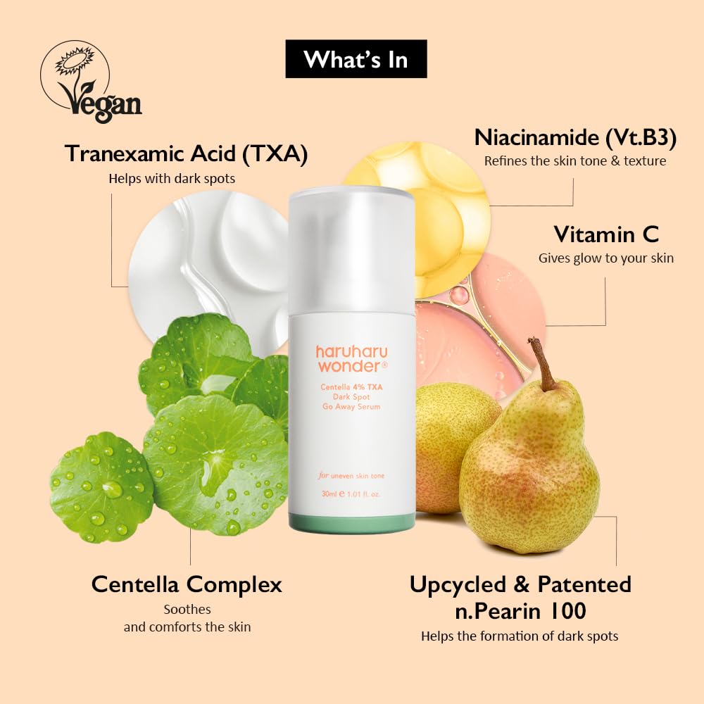 HARUHARU WONDER CENTELLA 4% TXA DARK SPOT GO AWAY SERUM