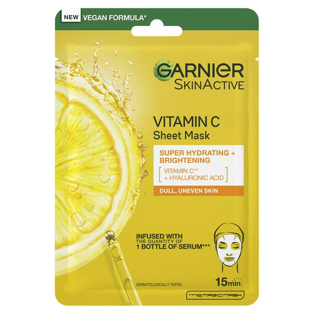 GARNIER VITAMIN C BRIGHTENING SERUM MASK