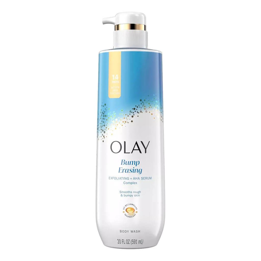 OLAY BUMP ERASING EXFOLIATING BODY WASH WITH AHA SERUM COMPLEX
