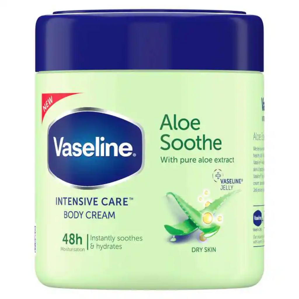VASELINE INTENSIVE CARE BODY CREAM ALOE SOOTHE