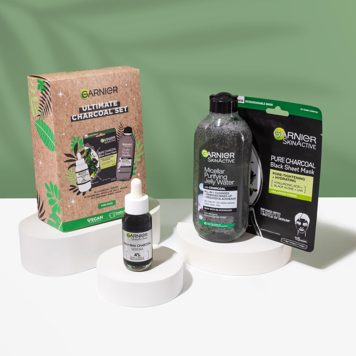 GARNIER CHARCOOL SET | Swanky Beauty Supply