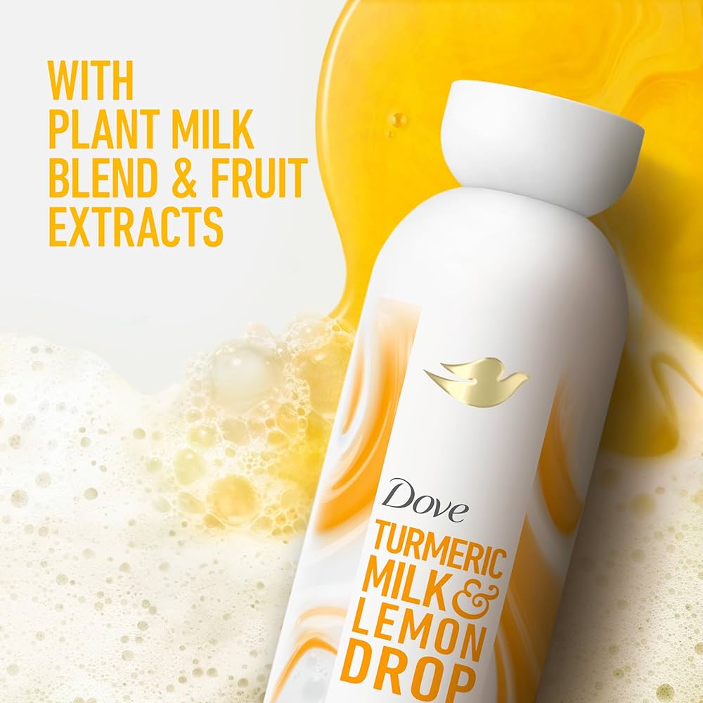 DOVE TUMERIC MILK LEMON DROP 17.5oz