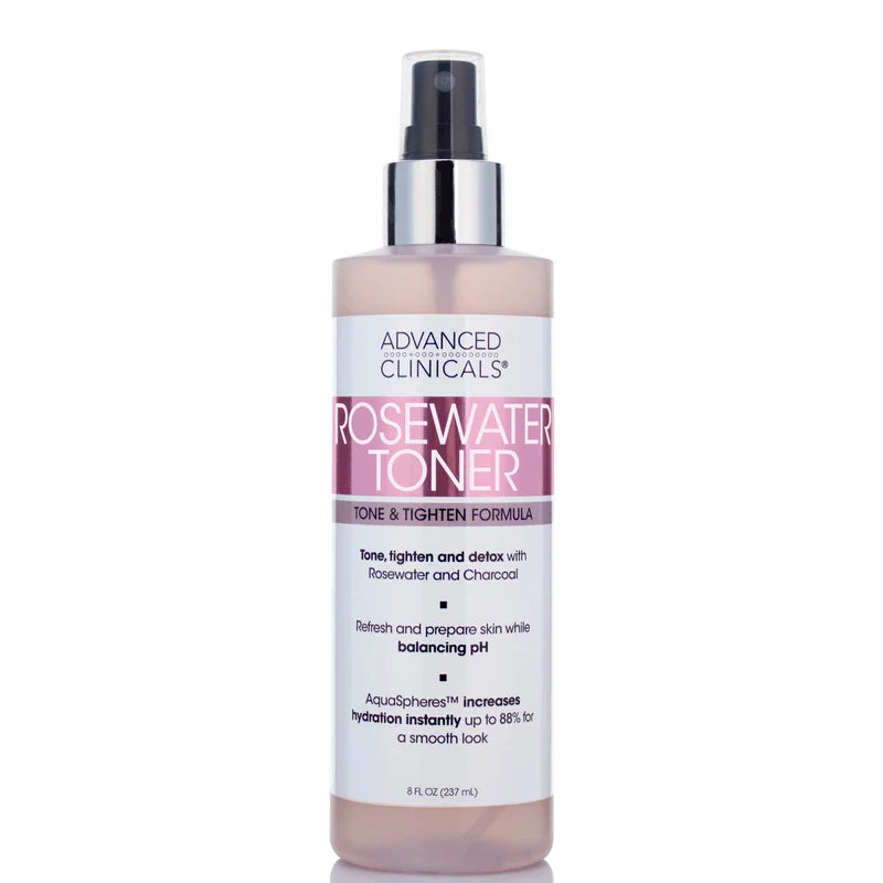 ADVANCED CLINICALS ROSEWATER TONER