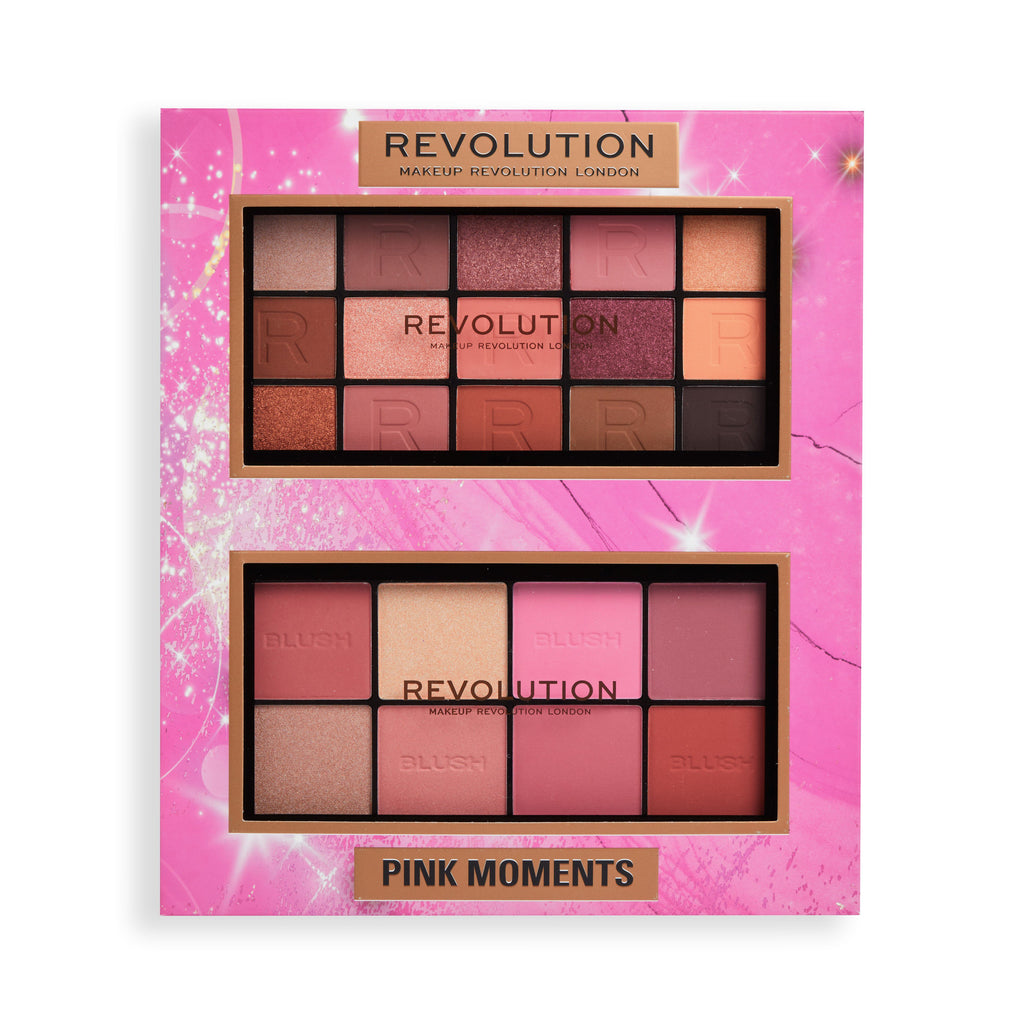 REVOLUTION PINK MOMENTS FACE AND EYE SET