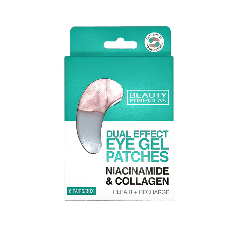 BEAUTY FORMULAS NIACINAMIDE & COLLAGEN DUAL EYE GEL PATCHES