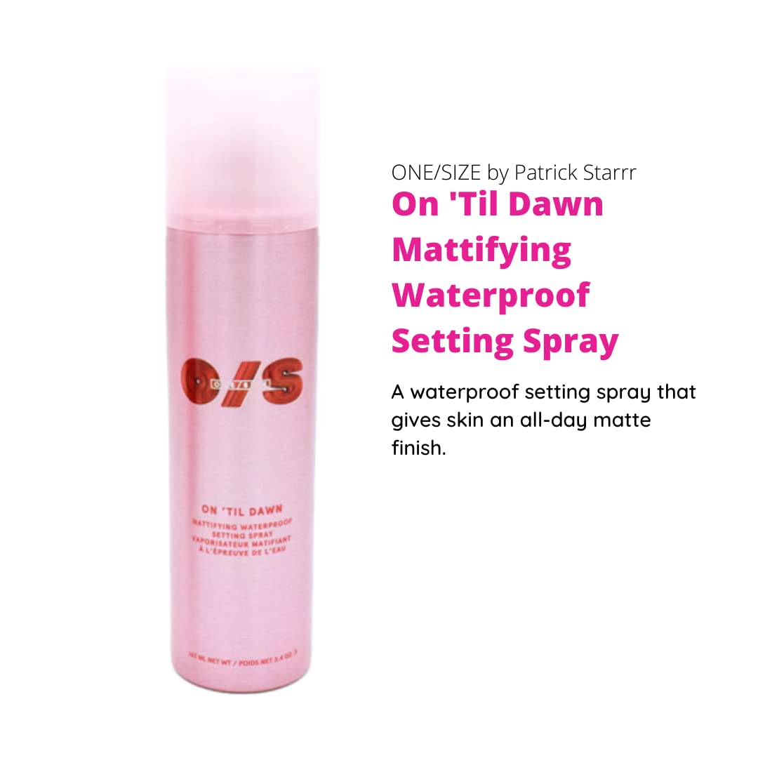 ONE SIZE ON TILL DAWN MATTIFYING WATERPROOF SETTING SPRAY | Swanky ...