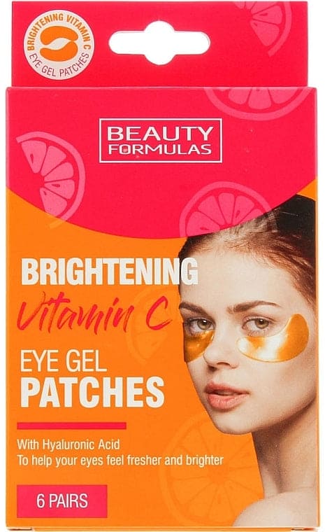 BEAUTY FORMULAS BRIGHTENING VITAMIN C EYE GEL PATCHES