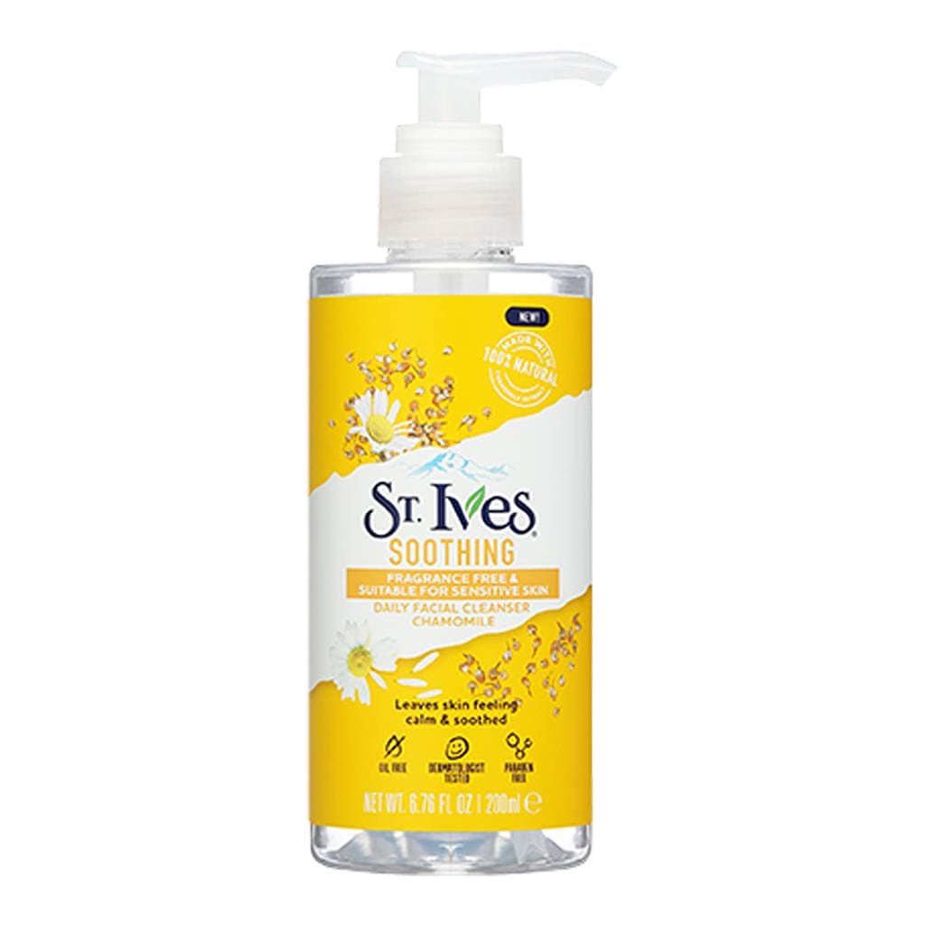 ST. IVES SOOTHING FRAGRANCE FREE DAILY FACIAL CLEANSER