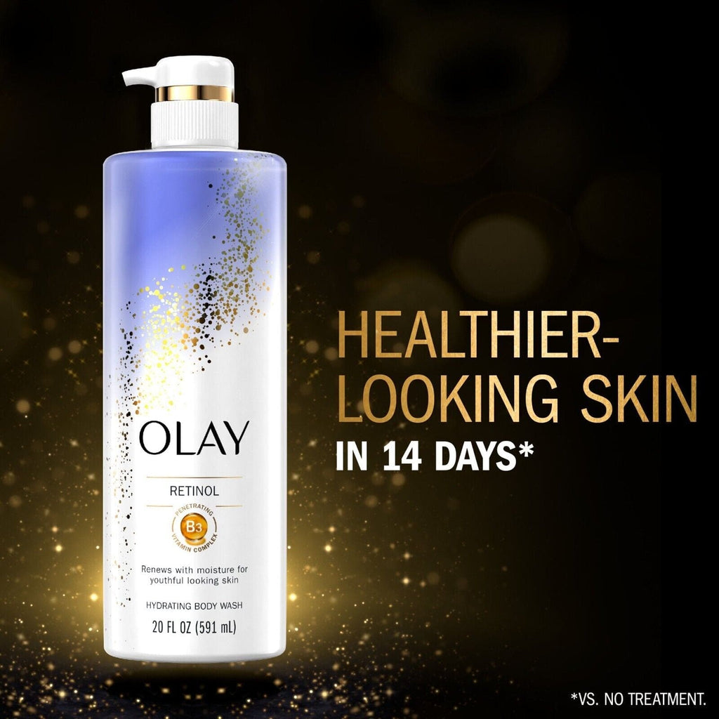 OLAY CLEANSING & RENEWING NIGHTTIME BODY WASH WITH RETINOL