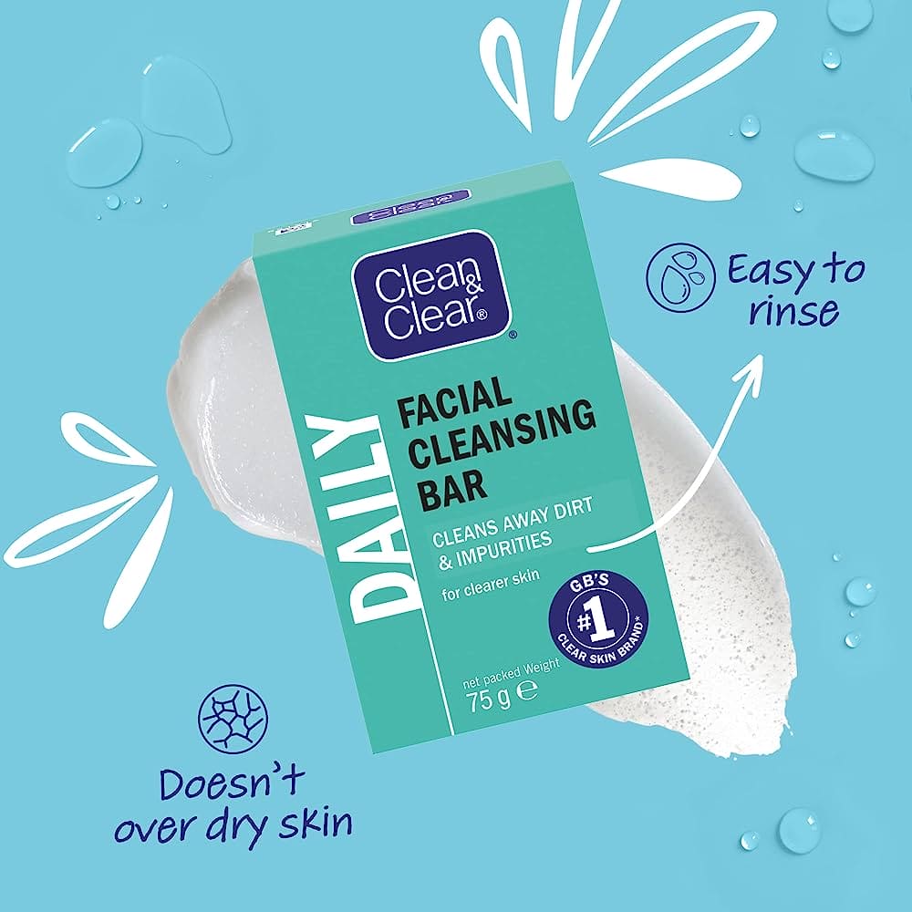 CLEAN & CLEAR FACIAL CLEANSING BAR