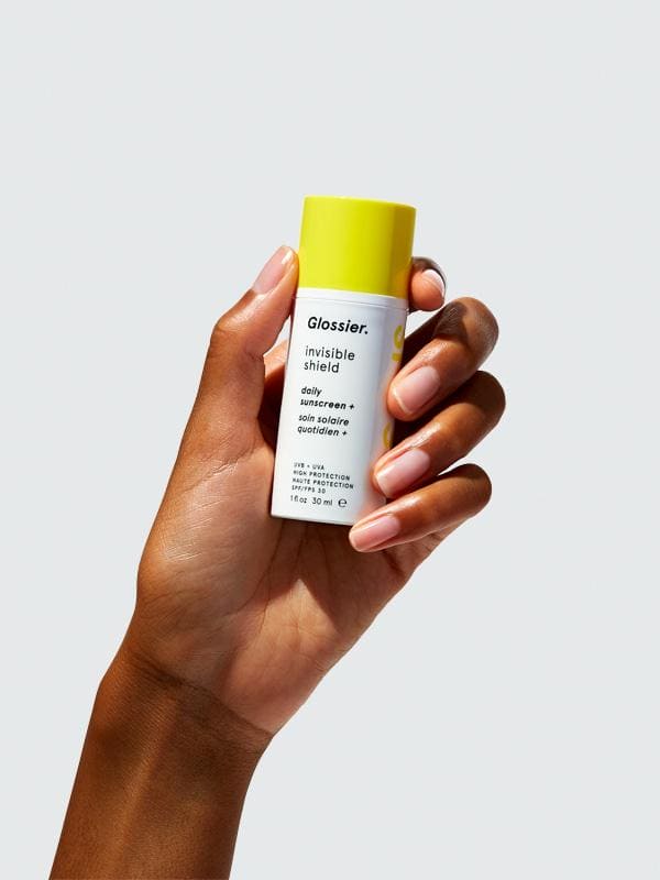 GLOSSIER INVISIBLE SHIELD WATER-GEL TRANSPARENT SUNSCREEN SPF 35