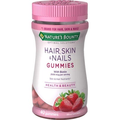 NATURE'S BOUNTY HAIR ,SKIN & NAILS GUMMIES 40 COUNT