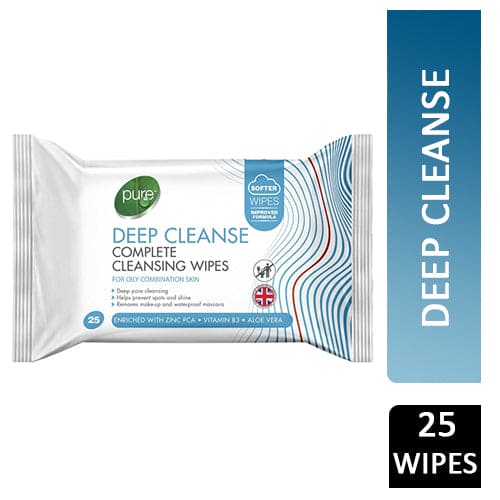 PURE DEEP CLEANSE WIPES 25CT