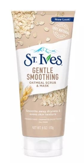 ST. IVES OATMEAL GENTLE SMOOTHING OATMEAL SCRUB& MASK