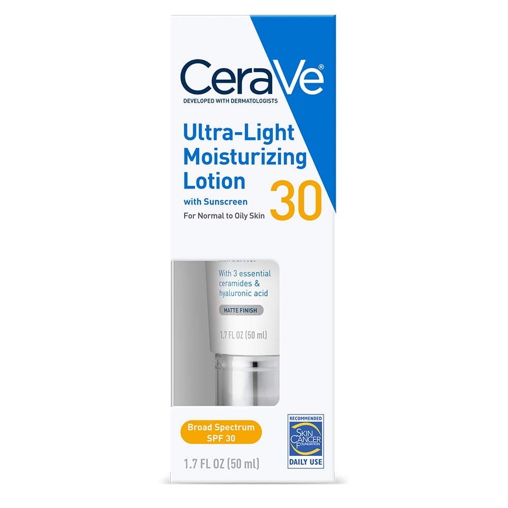 CERAVE ULTRA LIGHT MOISTURIZING LOTION WITH SUNSCREEN