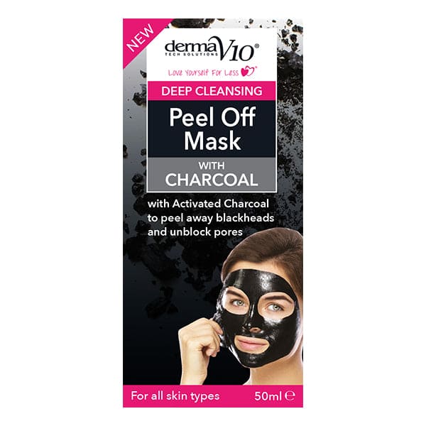 DERMAV10 PEEL OFF MASK WITH CHARCOAL