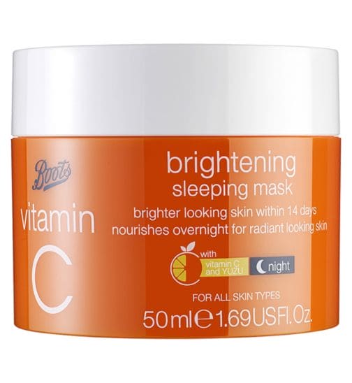 BOOTS VITAMIN C BRIGHTENING SLEEPING MASK