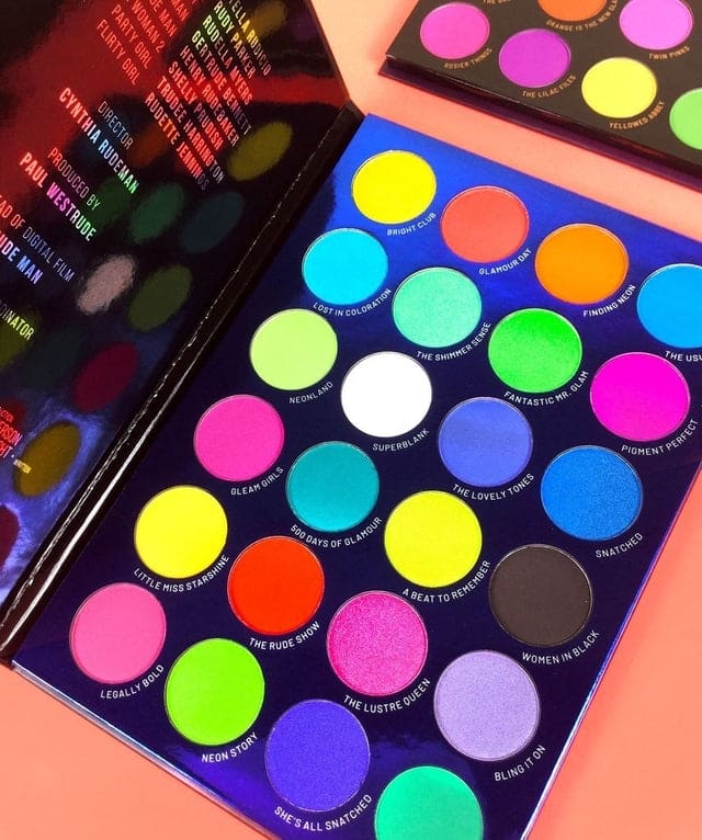 RUDE COSMETICS CITY NEON LIGHTS PALETTE