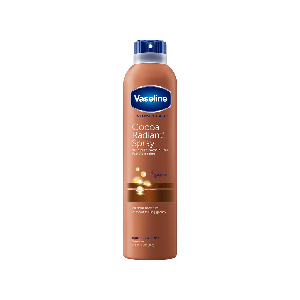 VASELINE INTENSE CARE COCOA RADIANT PURE COCOA BUTTER CONTINOUS SPRAY
