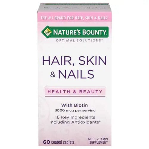 NATURE’S BOUNTY HAIR,NAILS & SKIN TABLETS 60