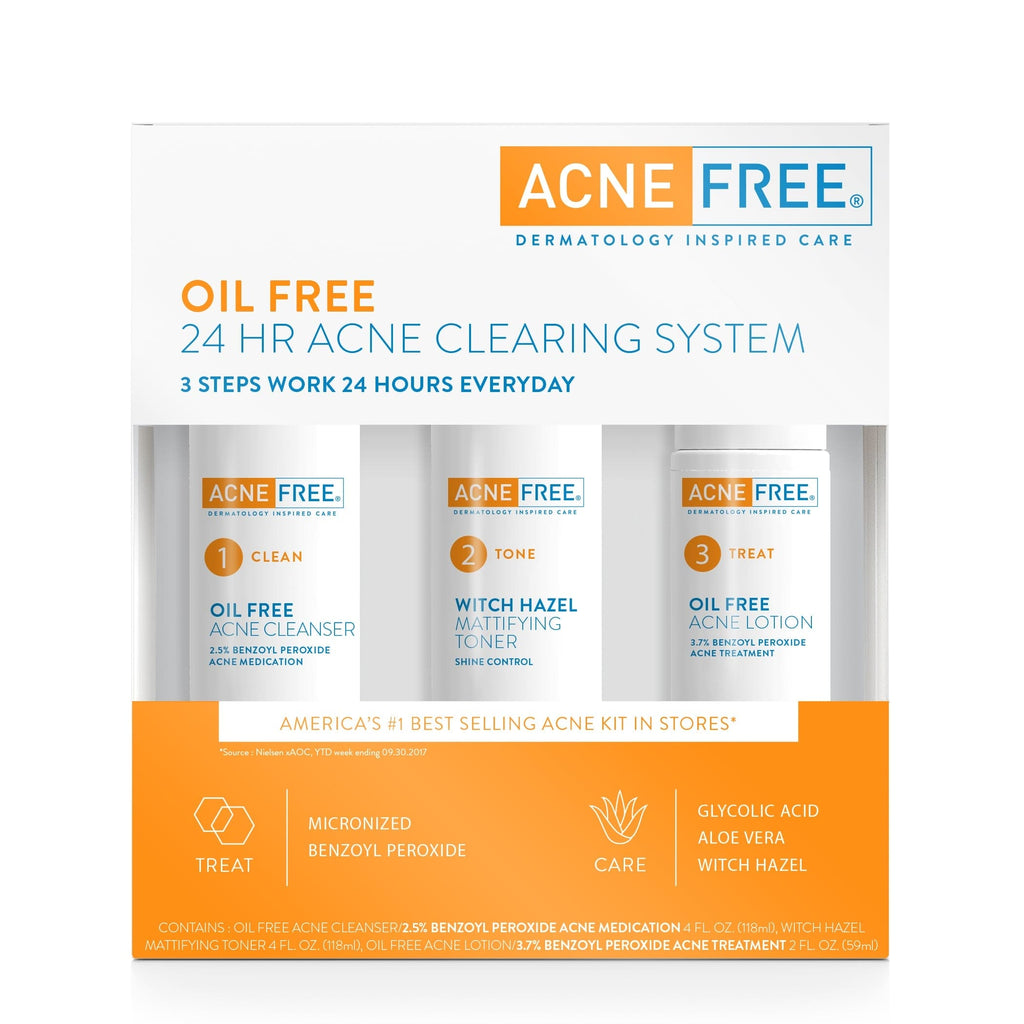 ACNEFREE OIL FREE 24HR CLEARING SYSTEM