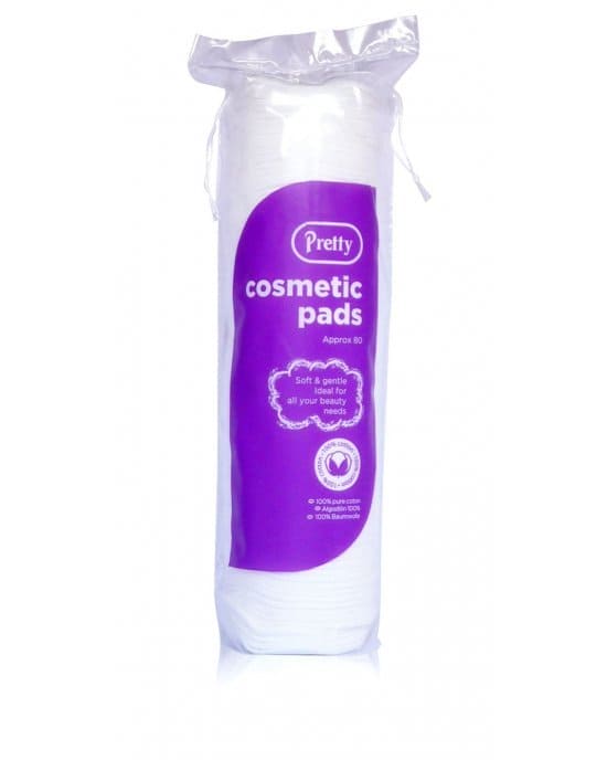 PRETTY CLASSIC 80 PCK COSMETIC COTTON PADS